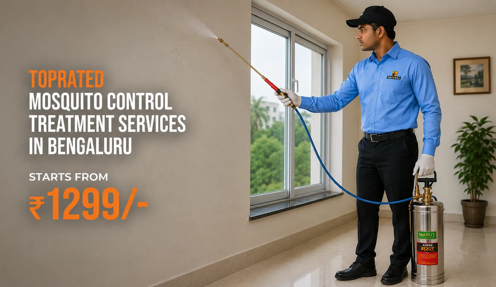 Mosquito control treatment by PestoKill in Bengaluru
